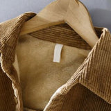 Pikowana Koszula Zimowa Męska z Podszewką Polarową