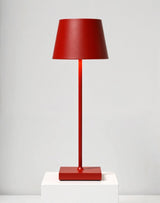 Minimalistyczna Wysoka Lampa Stołowa z Ciepłym Światłem LED