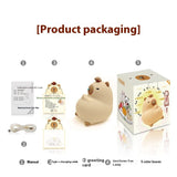 Urocza lampka nocna w kształcie chomika – ciepłe światło LED i przytulny design