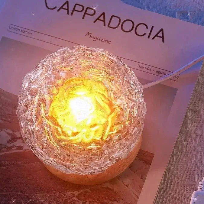 Magiczna Lampa Projektor Mandala – Nastrojowa Kula LED z Wzorami