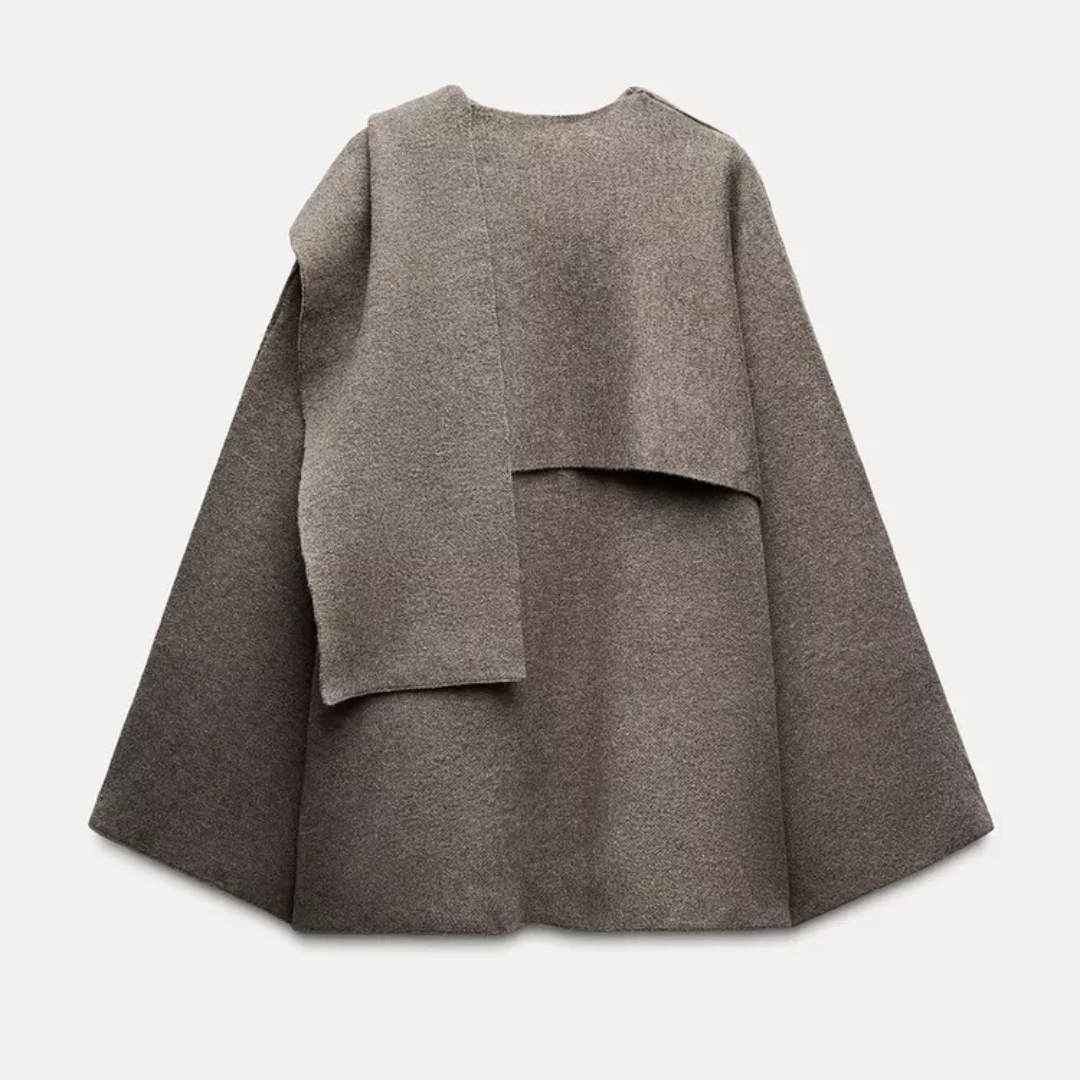 Stylowy Miękki Płaszcz Damski Cape dla Elegancji