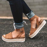 Letnie platformy espadryle dla kobiet