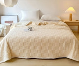 Dwustronny Koc Pluszowy – Miękki i Ciepły Koc na Łóżko i Kanapę