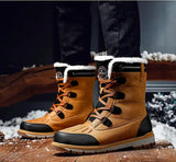 Męskie Buty Zimowe z Ciepłą Podszewką – Wygodny Uchwyt i Outdoorowy Styl