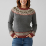 Vintage Dzianinowy Sweter Damski Retro Casual