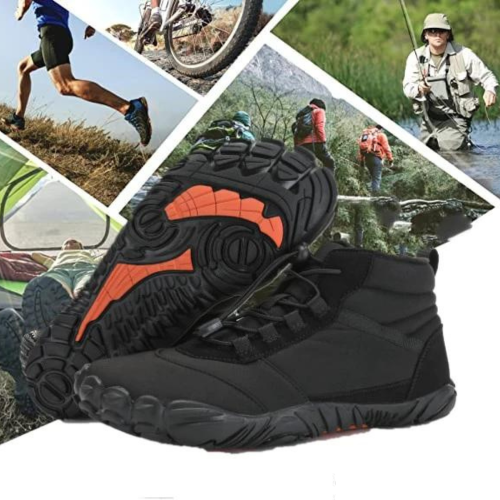 Męskie zimowe buty trekkingowe – ciepłe outdoorowe botki z dobrą przyczepnością