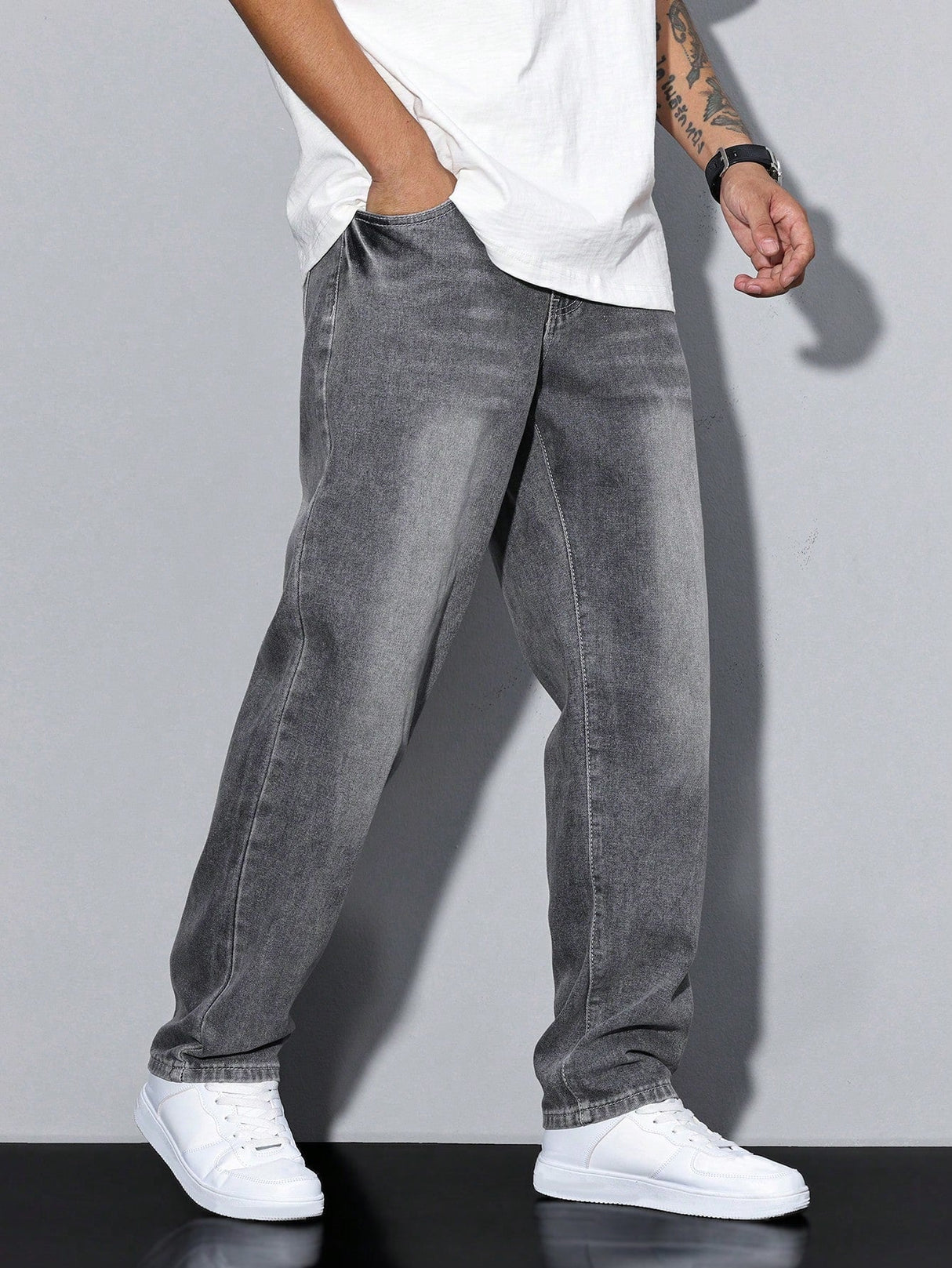 Męskie Baggy Jeans – Luźne Jeansy z Streetwearowym Stylem