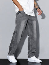 Męskie Baggy Jeans – Luźne Jeansy z Streetwearowym Stylem