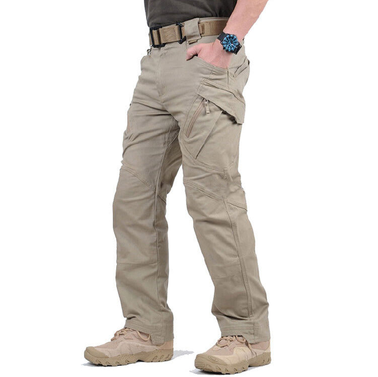 Spodnie Outdoorowe Z Kieszeniami Ergonomiczny Krój Męskie Casual
