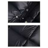 Długa pikowana damska kurtka zimowa – ciepła, stylowa i wodoodporna