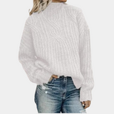 Miękki Dzianinowy Sweter Damski - Stylowy i Wygodny w Czterech Kolorach