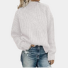 Miękki Dzianinowy Sweter Damski - Stylowy i Wygodny w Czterech Kolorach