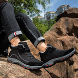 Męskie Buty Zimowe – Ciepłe Wygodne Outdoorowe Botki Za Kostkę