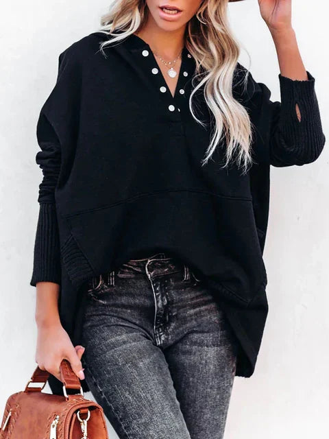 Nowoczesna Luźna Kurtka Zimowa Damska – Ciepła Kurtka z Praktycznymi Kieszeniami