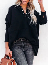 Nowoczesna Luźna Kurtka Zimowa Damska – Ciepła Kurtka z Praktycznymi Kieszeniami