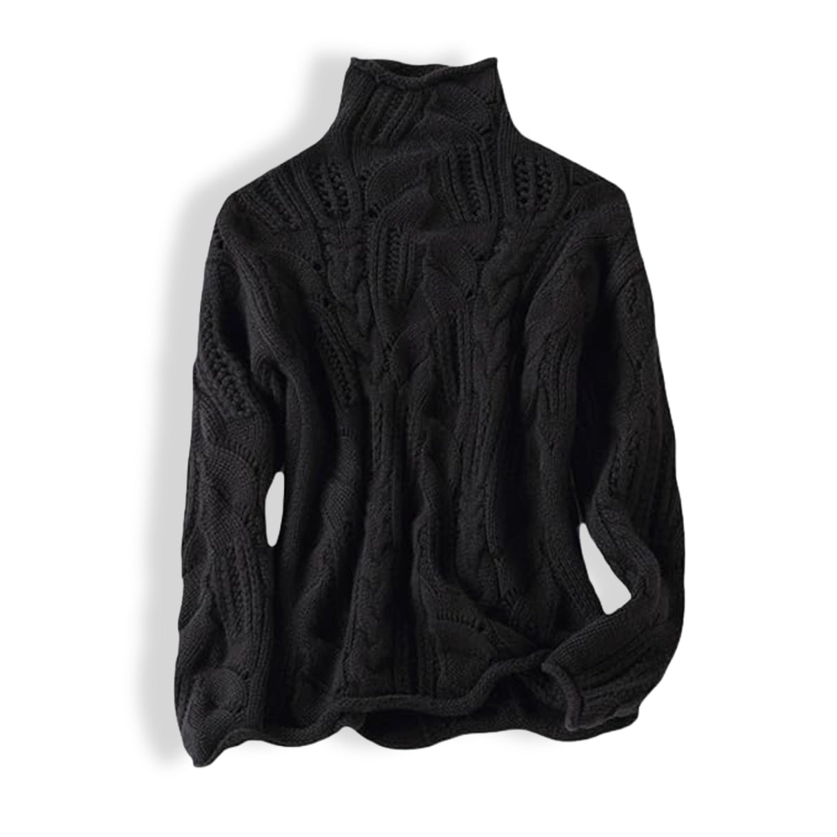 Sweter Damski z Kaszmiru - Premium Drobno Dziany - Ponadczasowa Elegancja