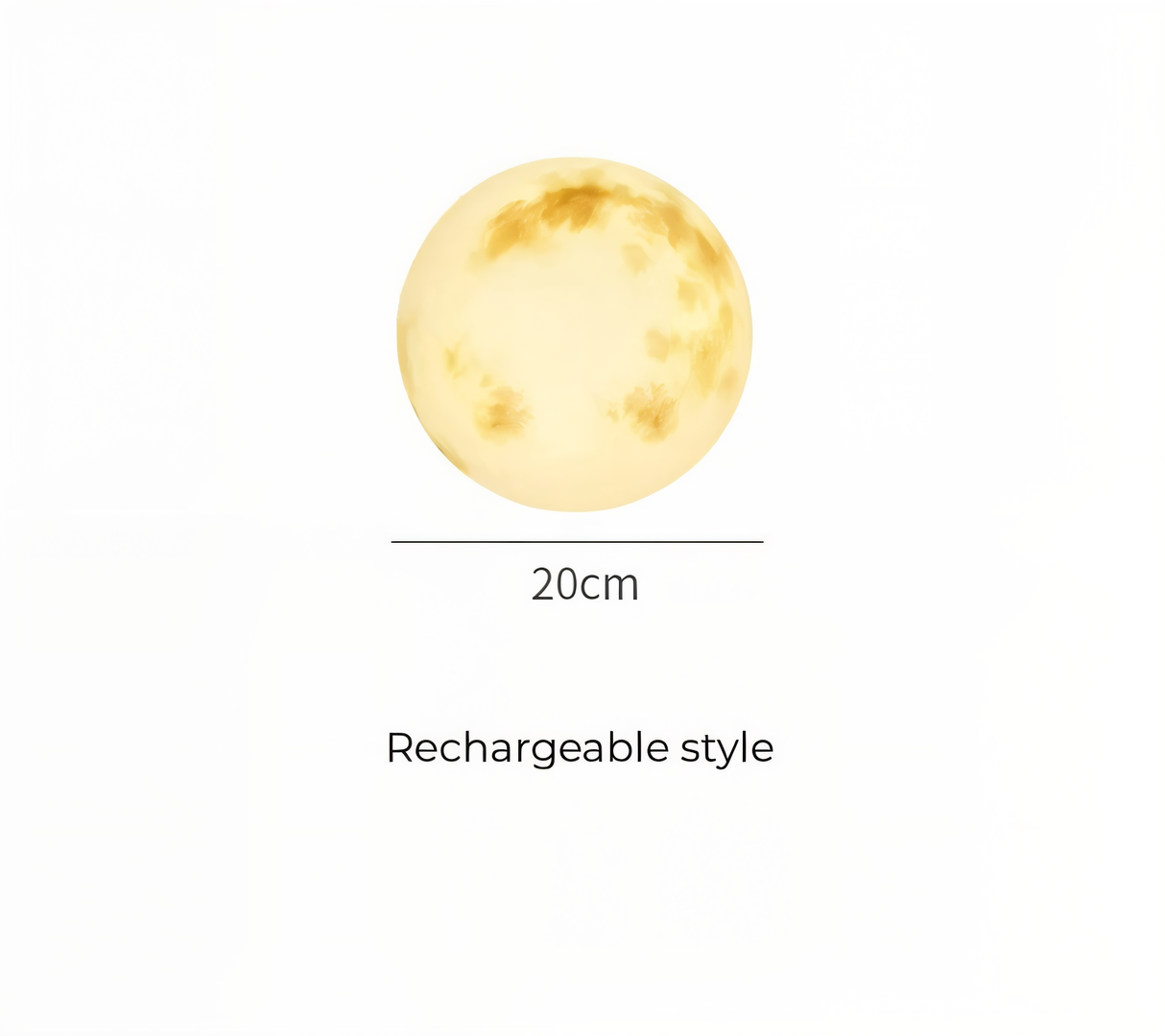 Nastrojowa lampa księżycowa na zewnątrz – Dekoracyjne oświetlenie ogrodowe