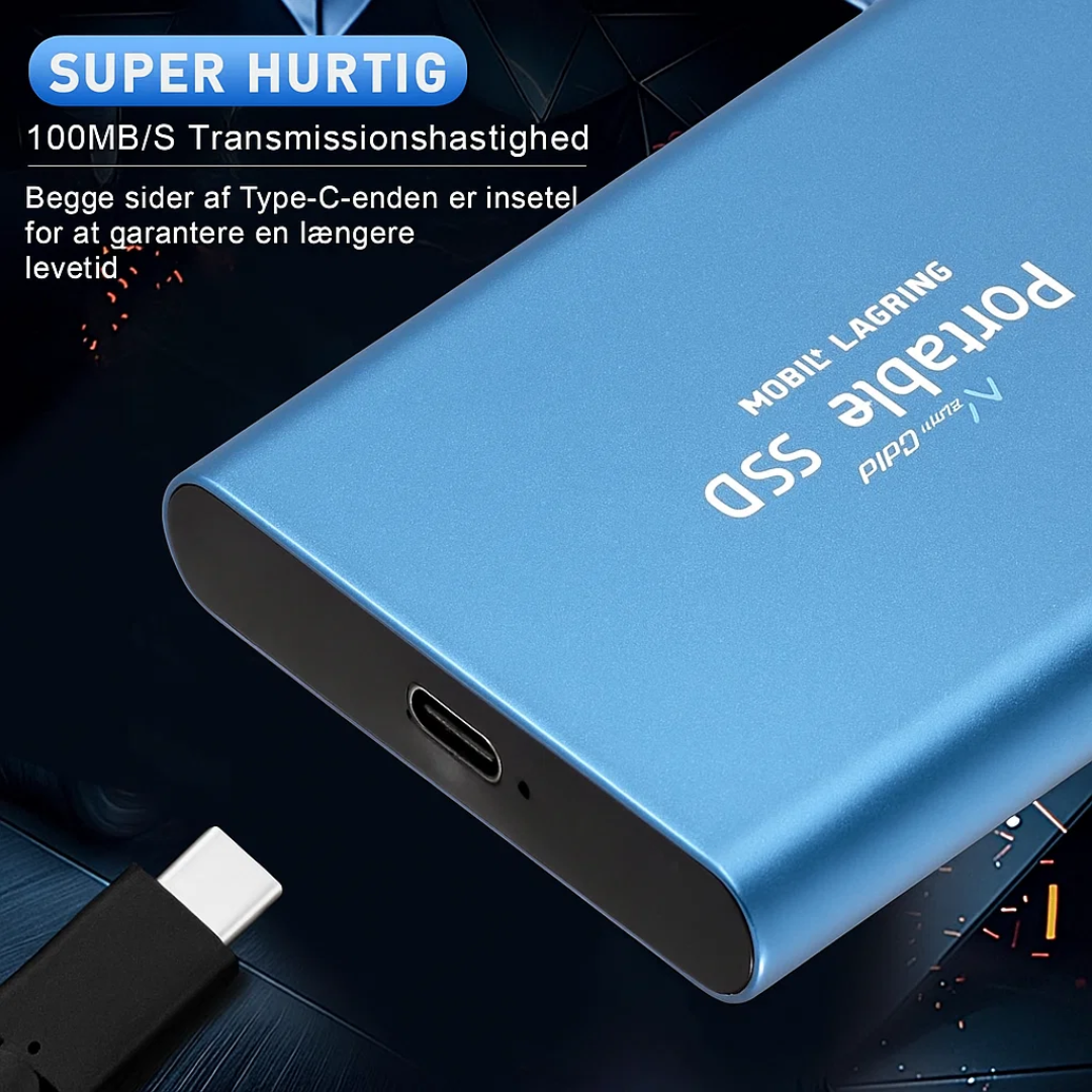 Przenośny SSD – Zewnętrzny Dysk Przenośny do Laptopa i Komputera