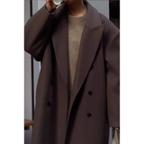 Długi Elegancki Płaszcz Damski – Stylowy Płaszcz z Klasycznym Krojem
