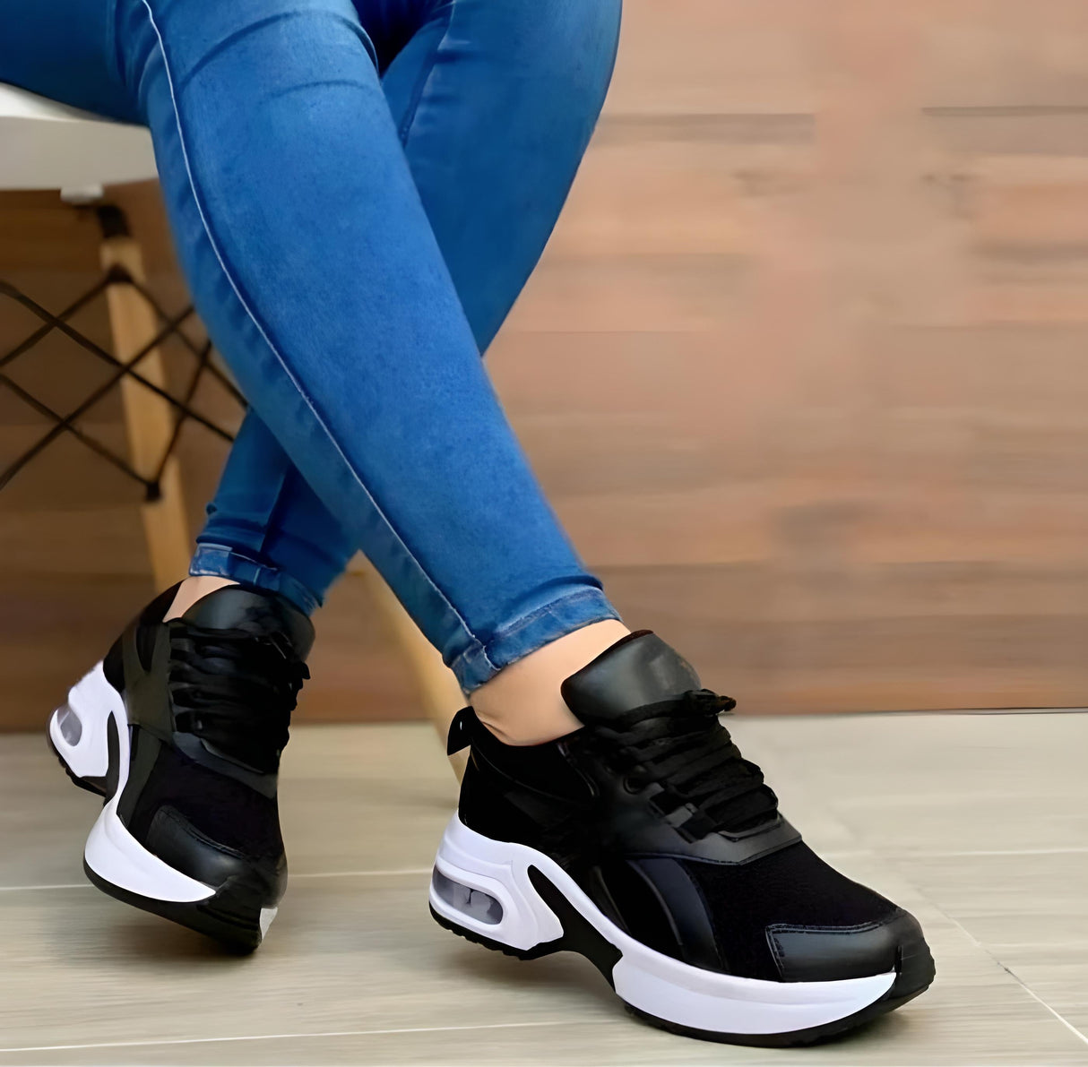 Lekkie Oddychające Wygodne Damskie Sneakersy