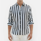Męska Koszula w Paski – Casualowy i Ponadczasowy Design