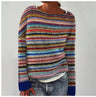 Sweter retro z wygodnym krojem i stylowym designem