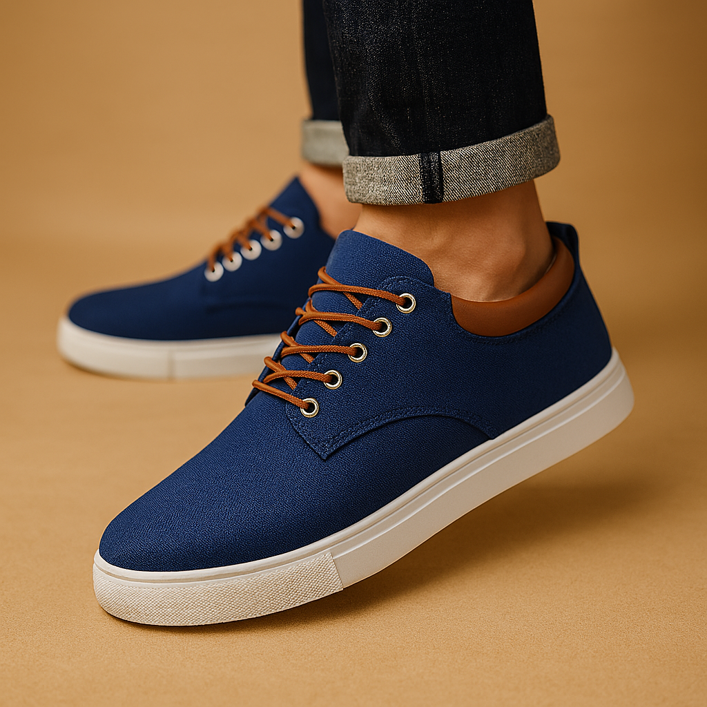 Komfortowe buty męskie z amortyzującą podeszwą do codziennego użytku