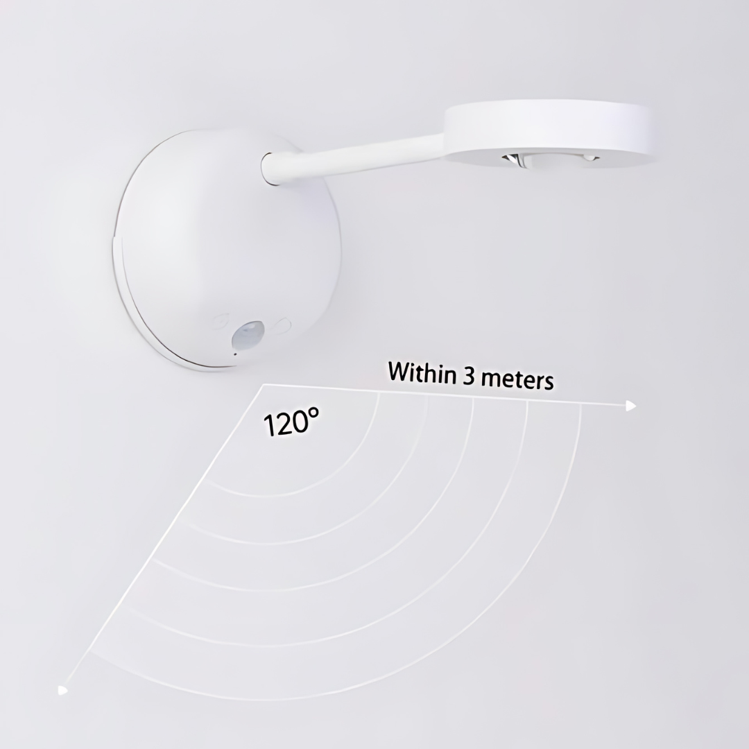 Bezprzewodowy reflektor LED z czujnikiem ruchu i regulacją 360°
