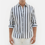 Męska Koszula w Paski – Casualowy i Ponadczasowy Design