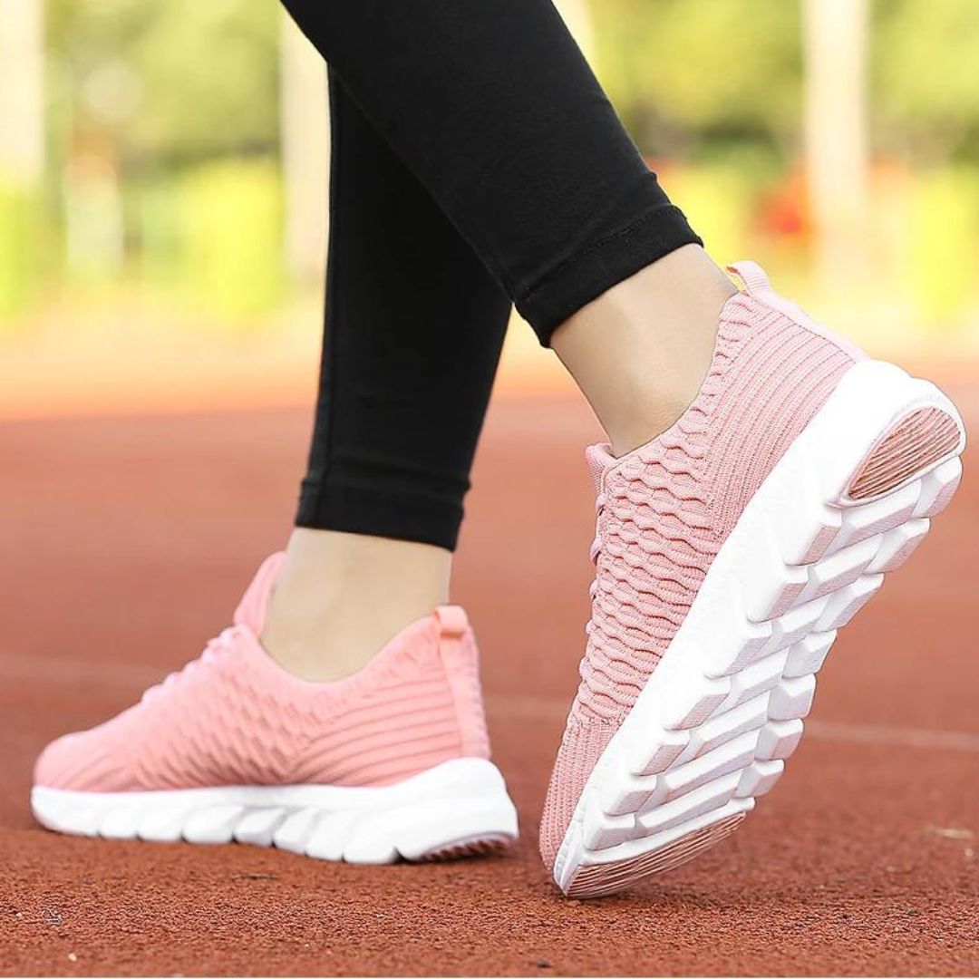 Komfortowe Damskie Sneakersy z Wkładką z Pianki Memory