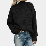 Miękki Dzianinowy Sweter Damski - Stylowy i Wygodny w Czterech Kolorach