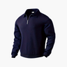 Męski sweter polo z zamkiem – Klasyczny i wygodny design