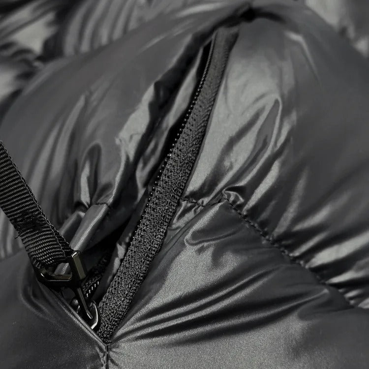 Długa pikowana damska kurtka zimowa – ciepła, stylowa i wodoodporna