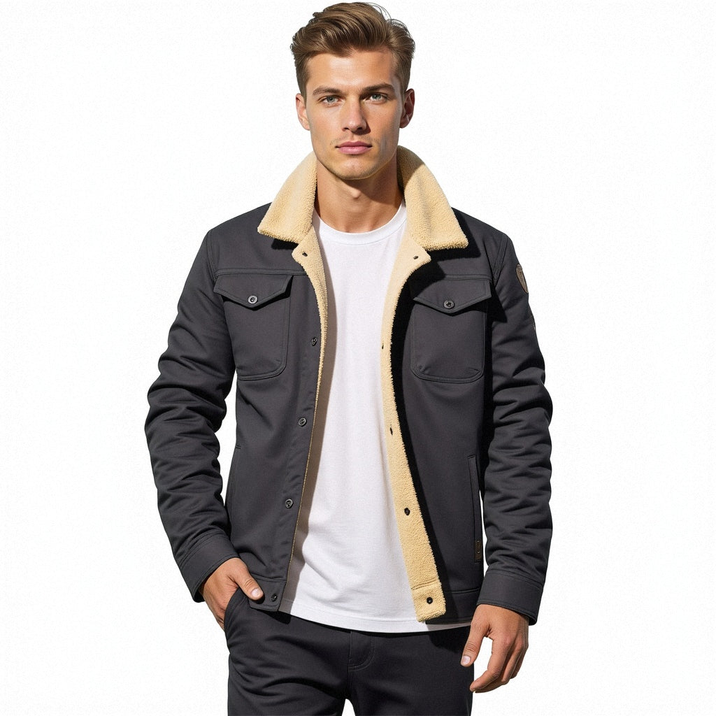 Męska Kurtka Bomber Vintage - Ikoniczny Styl i Ciepło na Zimę