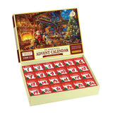 Luksusowy Kalendarz Adwentowy Puzzle – 1008 Elementów Edycja Świątecznego Pokoju