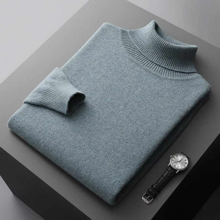 Męski Golf Kaszmirowy - Ponadczasowy i Elegancki Design