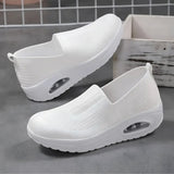 Sneakersy Damskie Slip On Koturn Wsuwane Wygodne Casual