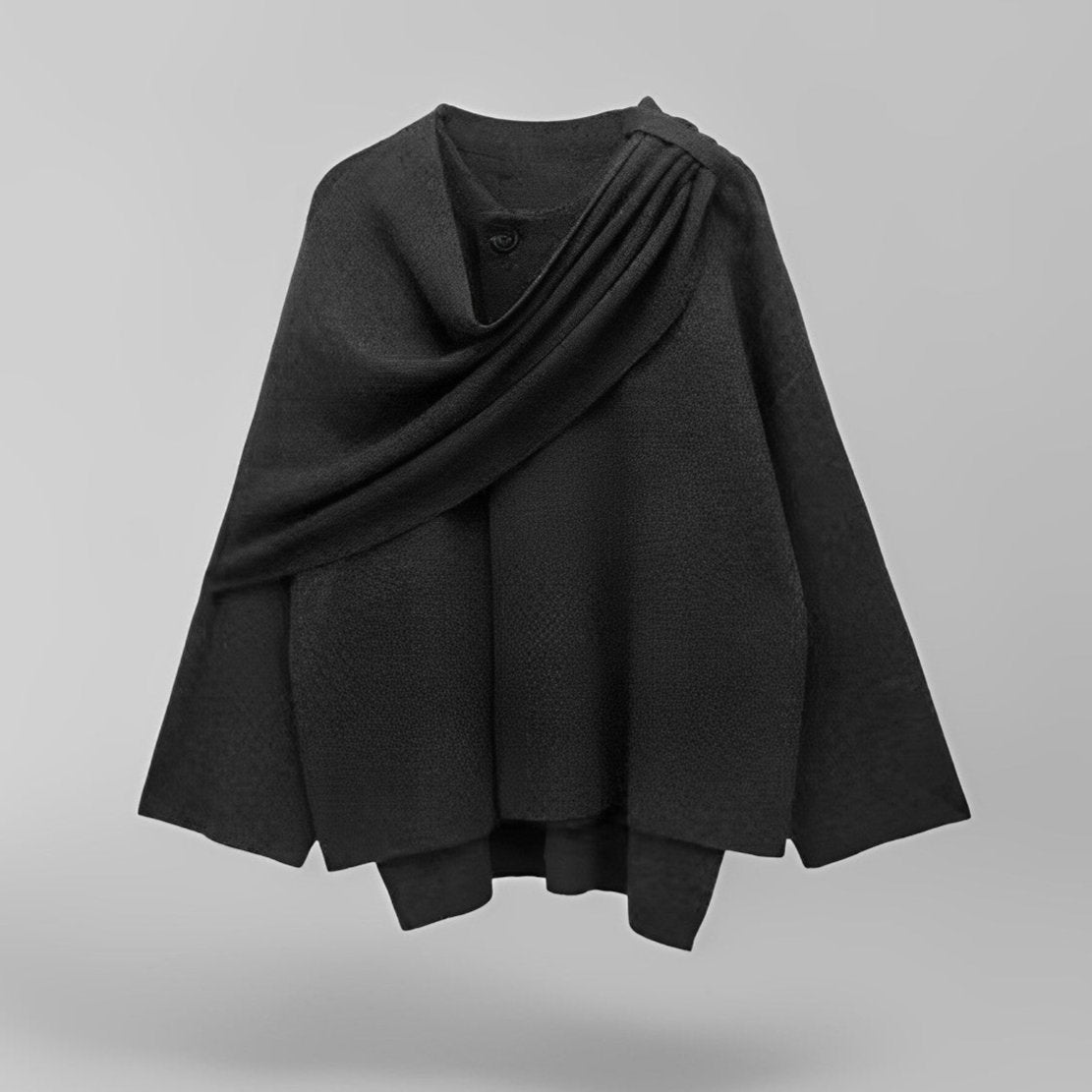 Stylowy Miękki Płaszcz Damski Cape dla Elegancji