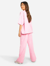 Oversizowany letni zestaw damski – przewiewna, wygodna i modna odzież na ciepłe dni