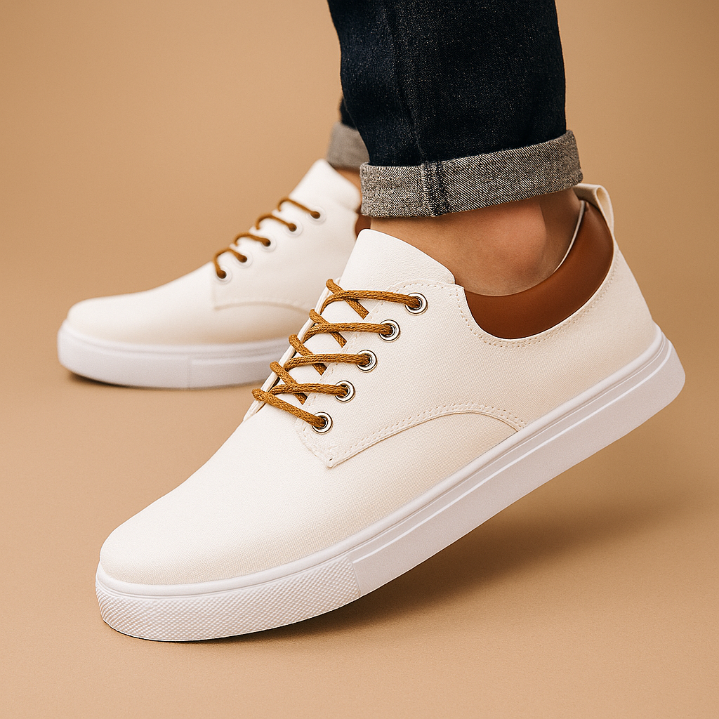 Komfortowe buty męskie z amortyzującą podeszwą do codziennego użytku