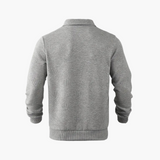Męski sweter polo z zamkiem – Klasyczny i wygodny design