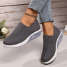 Sneakersy Damskie Slip On Koturn Wsuwane Wygodne Casual