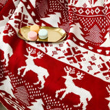 Ciepły Koc Świąteczny – Miękki Zimowy Pled z Festywnym Motywem