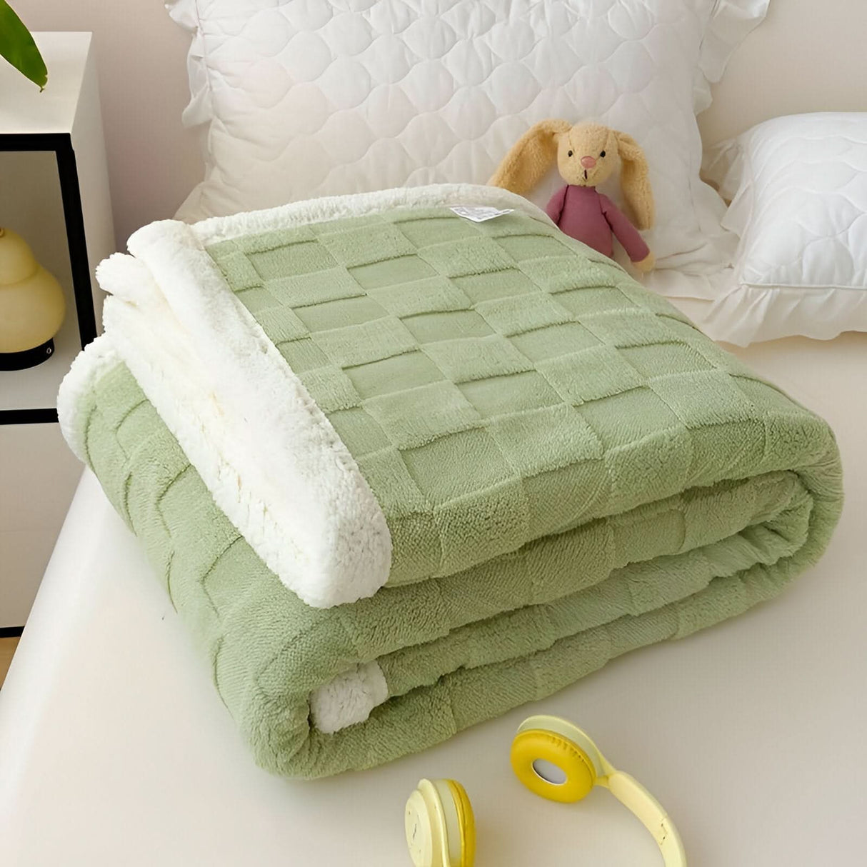 Dwustronny Koc Pluszowy – Miękki i Ciepły Koc na Łóżko i Kanapę