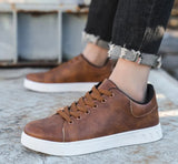 Męskie Skórzane Buty Klasyczny Design Wysoka Jakość