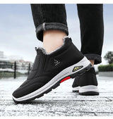 Uniseks zimowe wsuwane buty – ciepłe antypoślizgowe sneakersy z futerkiem