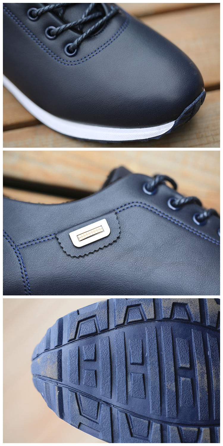 Casual męskie sneakersy z welurową podszewką - ciepłe i wygodne