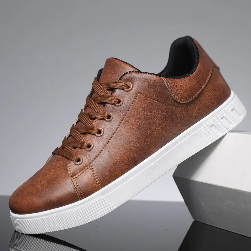 Męskie Skórzane Buty Klasyczny Design Wysoka Jakość