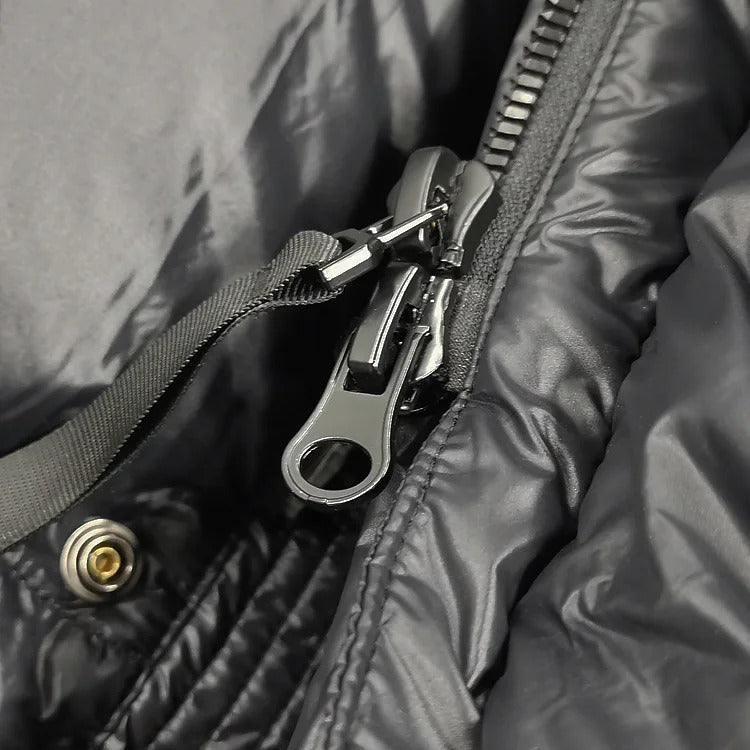 Długa pikowana damska kurtka zimowa – ciepła, stylowa i wodoodporna