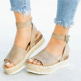 Letnie platformy espadryle dla kobiet